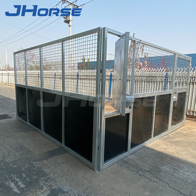 Bewegliches Pferdestabiles Kasten HDPE vorübergehendes Plastikeinfaches, mit Dach zu installieren